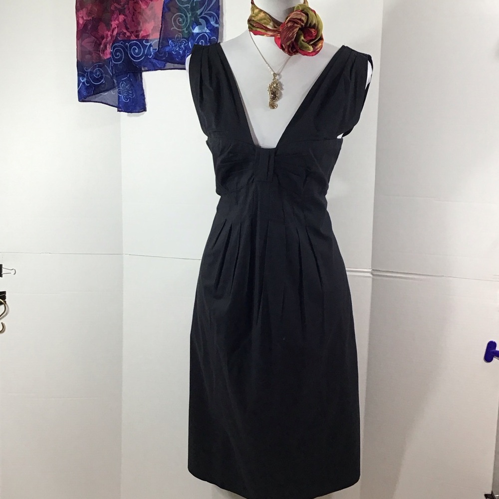 Donna Ricco Black pleated sundress 10